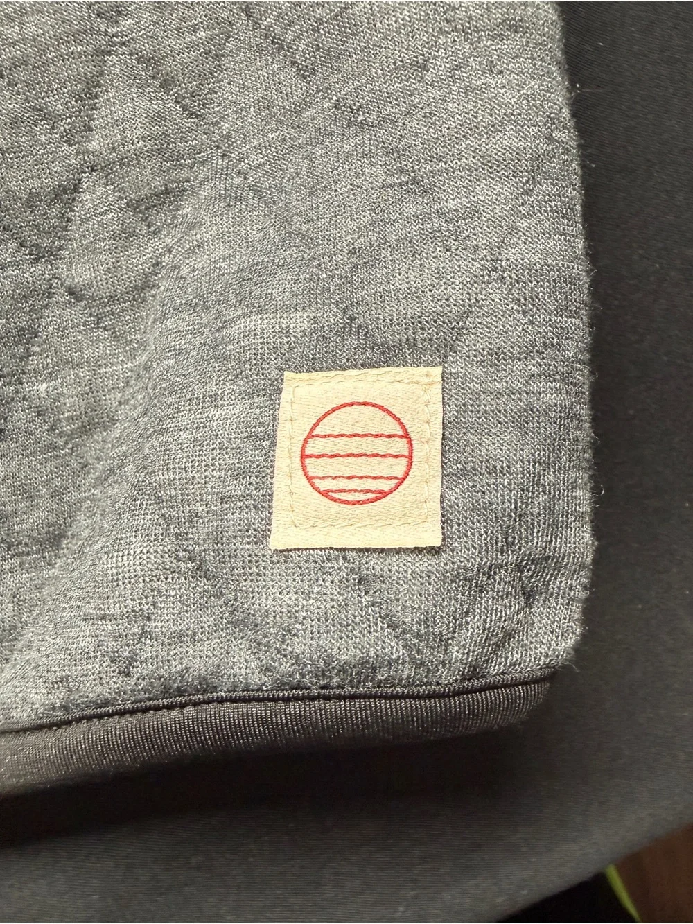 Marine Layer Quilted Light Gray Snap-Placket Pullover